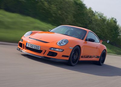 автомобили, транспортные средства, шины, Porsche 911 GT3, оранжевые автомобили, Porsche 911 GT3 RS 4.0 - обои на рабочий стол