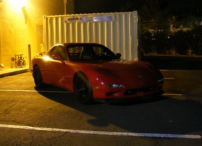 красный цвет, автомобили, Мазда, транспортные средства, красные автомобили, Mazda RX-7 FD- 3S - случайные обои для рабочего стола