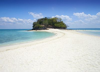 острова, белый песок, море, пляжи - копия обоев рабочего стола