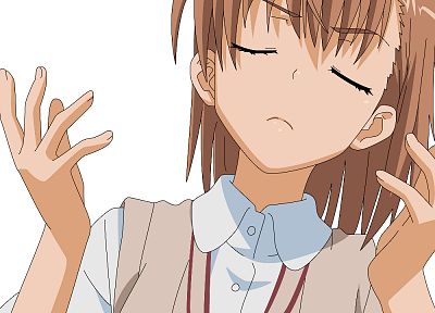 Мисака Микото, Toaru Kagaku no Railgun, аниме девушки, Toaru Majutsu no Index - копия обоев рабочего стола