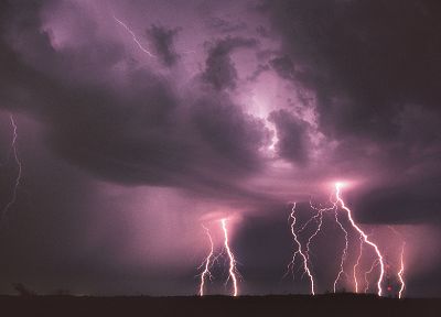 облака, буря, погода, молния - случайные обои для рабочего стола