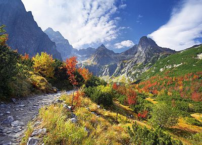 горы, пейзажи, природа, долины, дороги, Словакия - похожие обои для рабочего стола
