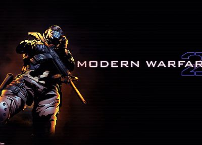 видеоигры, Чувство долга, призраки, Зов Duty: Modern Warfare 2 - оригинальные обои рабочего стола