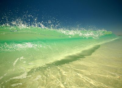 вода, волны, море, пляжи - обои на рабочий стол