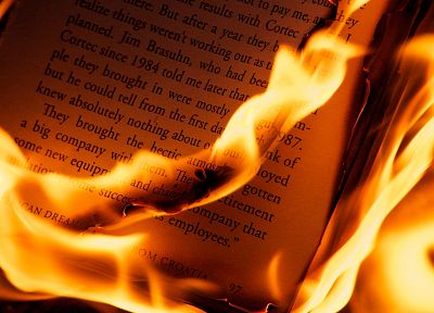 текст, огонь, книги, сжигание, страницы - обои на рабочий стол