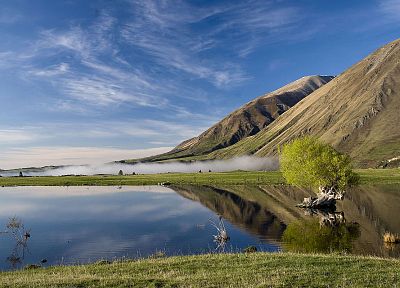 пейзажи, Новая Зеландия, озера - случайные обои для рабочего стола