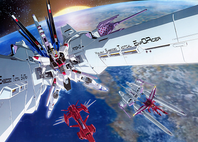 свобода, Gundam Seed, Gundam Freedom, Метеор 1 - похожие обои для рабочего стола