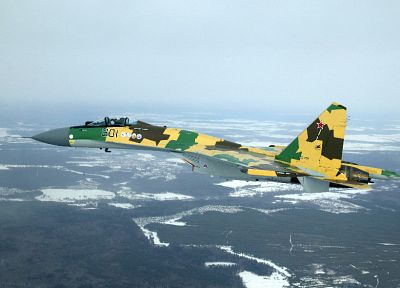 самолет, Су-27 Flanker - копия обоев рабочего стола