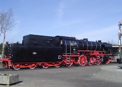 Германия, поезда, железнодорожные пути, паровой двигатель, транспортные средства, локомотивы, паровозы, BR23, 2-6-2 - обои на рабочий стол