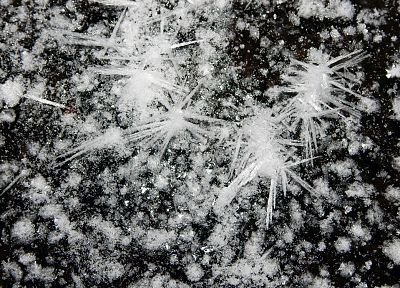 лед, природа, разрушенной, кристаллы - обои на рабочий стол