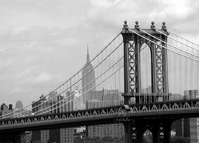 мосты, Нью-Йорк, города - случайные обои для рабочего стола