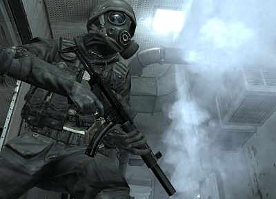 видеоигры, Call Of Duty 4 : Modern Warfare, ПАВ - оригинальные обои рабочего стола