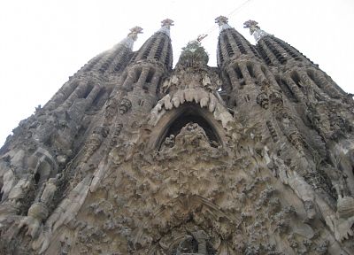 архитектура, Sagrada Familia, Антонио Гауда ?? Â, Барселона - обои на рабочий стол