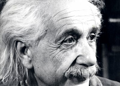 оттенки серого, Альберт Эйнштейн, монохромный - случайные обои для рабочего стола