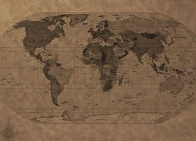 карта мира - копия обоев рабочего стола