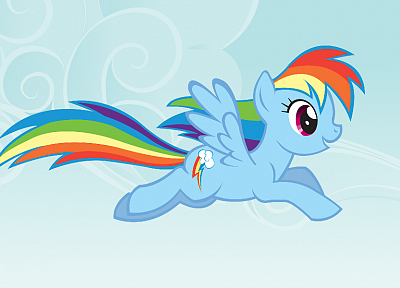 My Little Pony, Рэйнбоу Дэш, My Little Pony : Дружба Магия - обои на рабочий стол