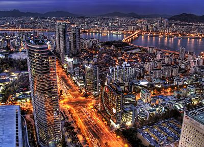 города, Корея, Сеул - копия обоев рабочего стола