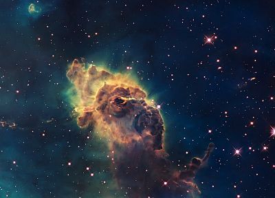 облака, космическое пространство, звезды, галактики, планеты, туманности, пыль, туманность Киля - оригинальные обои рабочего стола