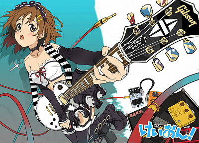 K-ON! (Кэйон!), Hirasawa Юи, гитары - случайные обои для рабочего стола