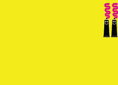 трубка, желтый фон - случайные обои для рабочего стола