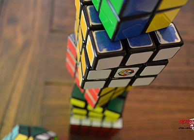 макро, объекты, Cube Rubick в - оригинальные обои рабочего стола