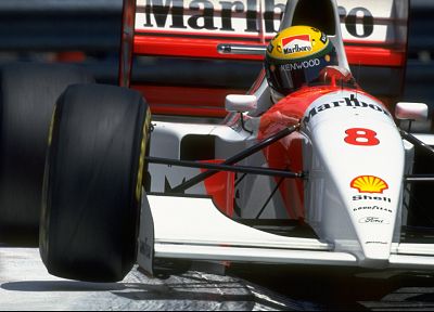 автомобили, Формула 1, Монако, McLaren, Сенна, 1993 - обои на рабочий стол