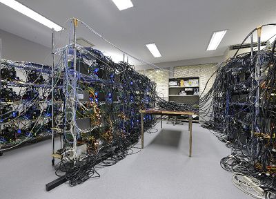 компьютеры, Компьютерщик, центр обработки данных, гетто - случайные обои для рабочего стола