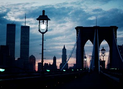 города, архитектура, мосты, здания, Нью-Йорк - случайные обои для рабочего стола