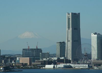 Япония, города, горизонты, архитектура, здания, Yokohama - оригинальные обои рабочего стола