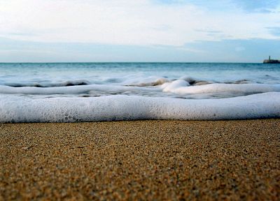 вода, природа, песок - оригинальные обои рабочего стола