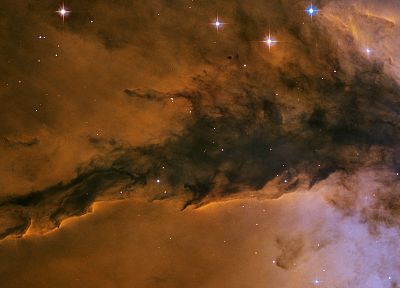 космическое пространство, звезды, Хаббл, туманность Орел - обои на рабочий стол