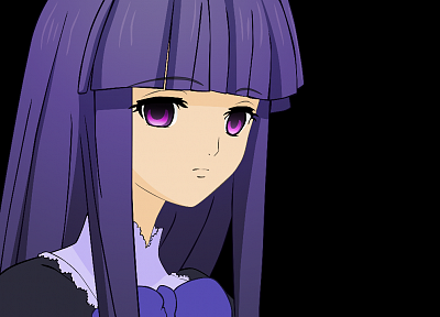 Не Umineko не паки Коро Ni, фиолетовые волосы, фиолетовые глаза, Фредерика Бернкастель - обои на рабочий стол
