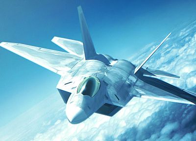 самолет, F-22 Raptor, ВВС США - случайные обои для рабочего стола