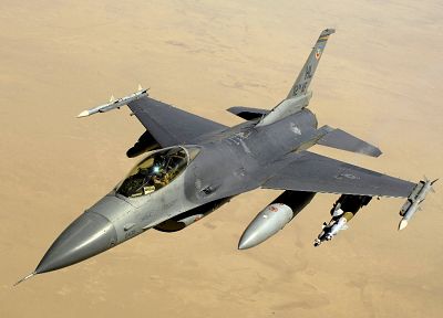 самолеты, F- 16 Fighting Falcon - случайные обои для рабочего стола