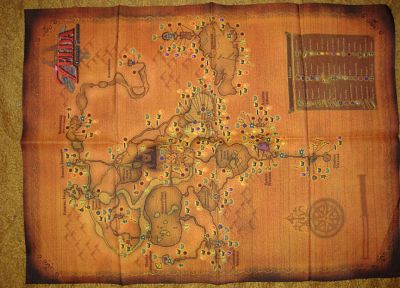 Легенда о Zelda, карты - случайные обои для рабочего стола