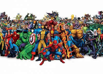 Железный Человек, яд, Человек-паук, Капитан Америка, Фантастическая четверка, уроженец штата Мичиган, Сорвиголова, Марвел комиксы, доктор Дум, Циклоп, Черный кот ( Комиксы ) - похожие обои для рабочего стола