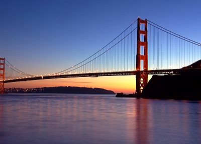 города, мосты, городской, здания, Мост Золотые Ворота, Сан - Франциско - оригинальные обои рабочего стола