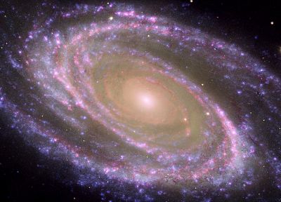 космическое пространство, галактики, спираль - обои на рабочий стол