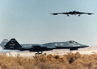 самолет, военный, YF- 23, B- 2 Spirit - обои на рабочий стол