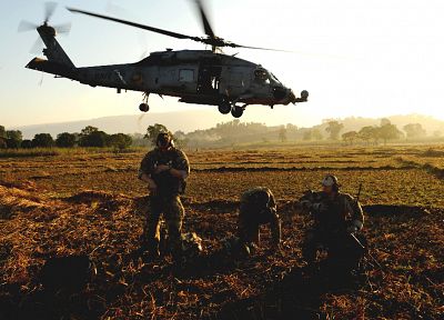 солдаты, самолет, армия, военный, вертолеты, транспортные средства, UH - 60 Black Hawk - копия обоев рабочего стола