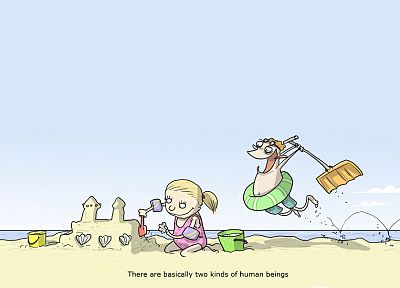 замки, песок, человечество, человек, рисунки, пляжи - обои на рабочий стол
