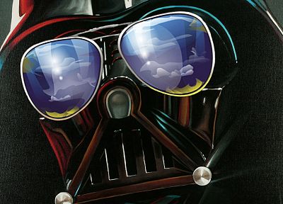 Звездные Войны, Дарт Вейдер, смешное, темные очки, недопустимый тег, лица - оригинальные обои рабочего стола
