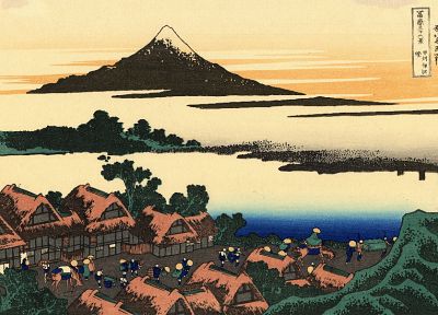 Кацусика Хокусай, Тридцать шесть видов горы Фудзи - обои на рабочий стол