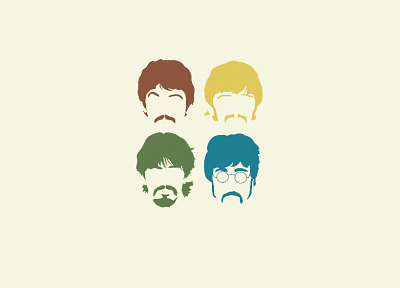минималистичный, The Beatles - оригинальные обои рабочего стола