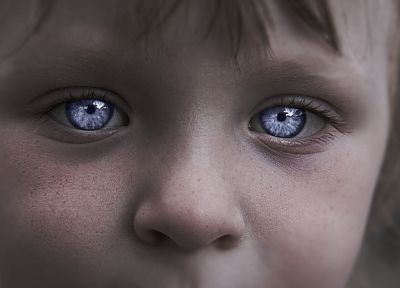 глаза, голубые глаза, дети - обои на рабочий стол