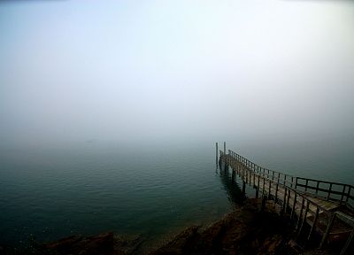 туман, море - копия обоев рабочего стола