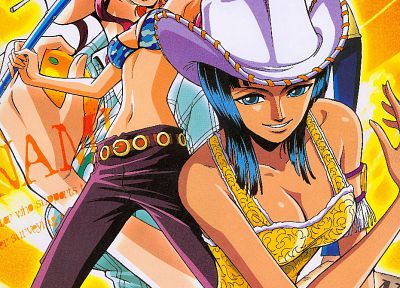 One Piece ( аниме ), Нико Робин, Нами ( One Piece ) - копия обоев рабочего стола