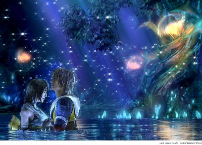 Final Fantasy, видеоигры, Юна, Tidus, Final Fantasy X - похожие обои для рабочего стола