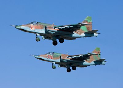 самолет, военный, советский, Су- 25 Frogfoot - оригинальные обои рабочего стола