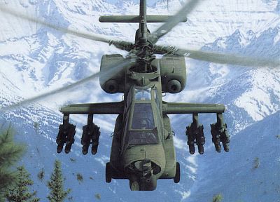 Apache, вертолеты, транспортные средства, AH-64 Apache - копия обоев рабочего стола